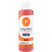 Foto de Pintura Acrilico Politec Hobby Mate Geranio #357 60 ml 