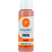 Foto de Pintura Acrilico Politec Hobby Mate Terracota #340 60 ml 