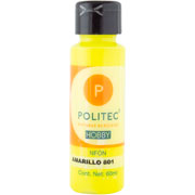 Foto de Pintura Acrilico Politec Hobby Neon Amarillo #801 60 ml 