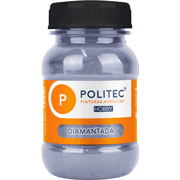 Foto de Pintura Diamantada Para Manualidad Policraft Plata 100 ML 