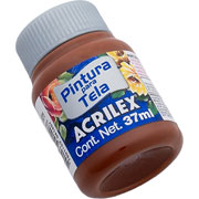 Foto de Pintura Para Tela Acrilex Marrón Mate 37ML 