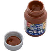 Foto de Pintura Para Tela Acrilex Marrón Mate 37ML 