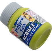 Foto de Pintura Para Tela Acrilex Verde Pistache Mate 37ML 