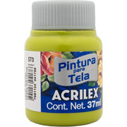 Foto de Pintura Para Tela Acrilex Verde Pistache Mate 37ML 