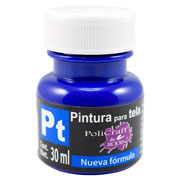 Foto de Pintura Para Tela Politec Azul Cobalto 30 ML 