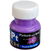 Foto de Pintura Para Tela Politec Morado 30 ML 