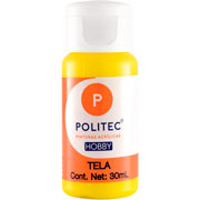 Foto de Pintura Para Tela Politec Amarillo Medio 30 ML 