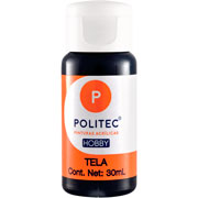 Foto de Pintura Para Tela Politec Negro Intenso 30 ML 