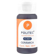 Foto de Pintura Politec Hobby Ceramica Morado 334 30 ml 