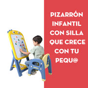 Foto de PIZARRON MAGNETICO Y SILLA AJUSTABLE INFANTIL  CON OJITOS MIMA2 
