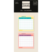 Foto de Planeador de Oficina Finocam Adhesiva 7x15 cm Calendario Mensual 