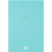 Foto de Planeador de Oficina Finocam Haiku 16x24 cm Mensual sin fechar Color Azul 