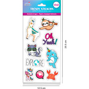 Foto de Planilla de Stickers en Vinil Adheribles Granmark con 2 Planillas Animal Lover 