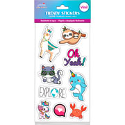 Foto de Planilla de Stickers en Vinil Adheribles Granmark con 2 Planillas Animal Lover 