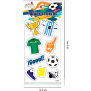 Foto de Planilla de Stickers en Vinil Adheribles Granmark con 2 Planillas Futbol 