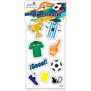 Foto de Planilla de Stickers en Vinil Adheribles Granmark con 2 Planillas Futbol 