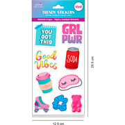 Foto de Planilla de Stickers en Vinil Adheribles Granmark con 2 Planillas Girl Power 