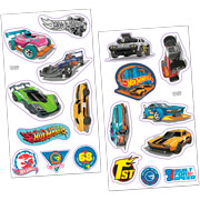 Foto de Planilla de Stickers en Vinil Adheribles Granmark con 2 Planillas Hotwheels 