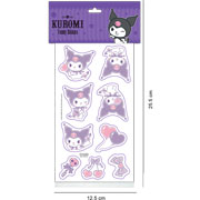 Foto de Planilla de Stickers en Vinil Adheribles Granmark con 2 Planillas Kuromi 