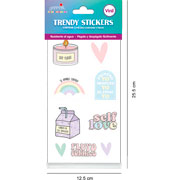 Foto de Planilla de Stickers en Vinil Adheribles Granmark con 2 Planillas Self Love 