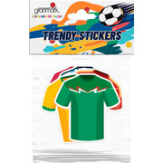 Foto de Planilla de Stickers en Vinil Adheribles Granmark con 6 Piezas Futbol 