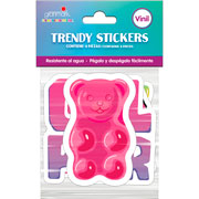 Foto de Planilla de Stickers en Vinil Adheribles Granmark con 6 Piezas Girl Power 