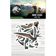 Foto de Planilla de Stickers en Vinil Adheribles Granmark con 6 Piezas Jurassic World 