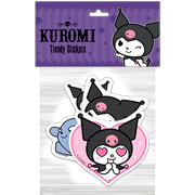 Foto de Planilla de Stickers en Vinil Adheribles Granmark con 6 Piezas Kuromi 