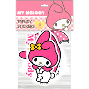 Foto de Planilla de Stickers en Vinil Adheribles Granmark con 6 Piezas My Melody 