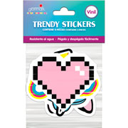 Foto de Planilla de Stickers en Vinil Adheribles Granmark con 6 Piezas Pop Icons 