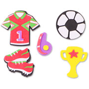 Foto de Plantilla de Stickers Foamy Futbol con 10 Piezas 