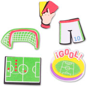 Foto de Plantilla de Stickers Foamy Futbol con 10 Piezas 