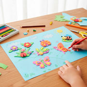 Foto de Plantilla de Stickers Foamy Primavera con 8 Piezas 