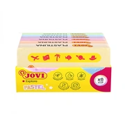 Foto de Plastilina Jovi 70/6P 50G pastel con 6 piezas 
