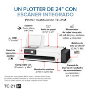Foto de Plotter Canon Ipf Tc-21M 24" Con Scanner 