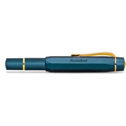 Foto de Pluma Fuente Fina Kaweco Piston Sport Al Navy/Gold 1.1Mm 