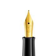 Foto de Pluma Fuente Fina Pelikan M-200 Classic Verde Marmoleado 