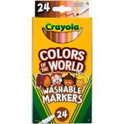 Foto de Plumon Escolar Crayola Colores Mundo con 24 piezas 