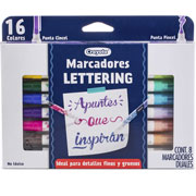 Foto de Plumil Escolar Crayola Lettering Dual Con 8 Piezas 
