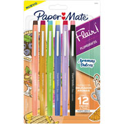 Foto de Plumil Escritura Flair Scented 0.7mm con 12 Surtidos 