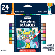 Foto de Plumin Escolar Crayola Magicos Dual Con 8 Piezas 