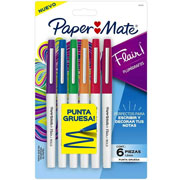 Foto de Plumín Paper Mate C/6 Flair Bold 
