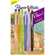 Foto de Plumil Escritura Flair Scented 0.7mm con 12 Surtidos 