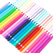 Foto de Plumones Kiut Lavables 24 Colores Surtidos 