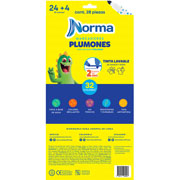 Foto de Plumones Norma Lavables 28 Colores Surtidos 