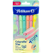 Foto de Plumones Pelikan Colorella Pastel 6 Piezas 