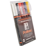 Foto de Marcador Politec Set Basico 1 2Mm Paquete Con 6 