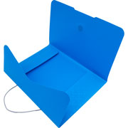 Foto de Portadocumentos Azul 24x32x2cm Polidex Pdi124N 