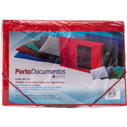 Foto de Portadocumentos Polidex Pdt124 34.5x24.5cm Rojo 