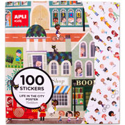 Foto de Poster Gigante Ciudad Apli Kids Con Stickers 